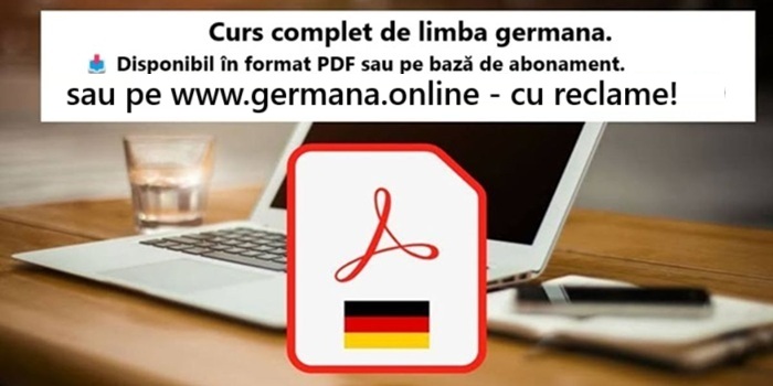 📘 10 lecții-exerciții explicate – învață germana ușor și corect