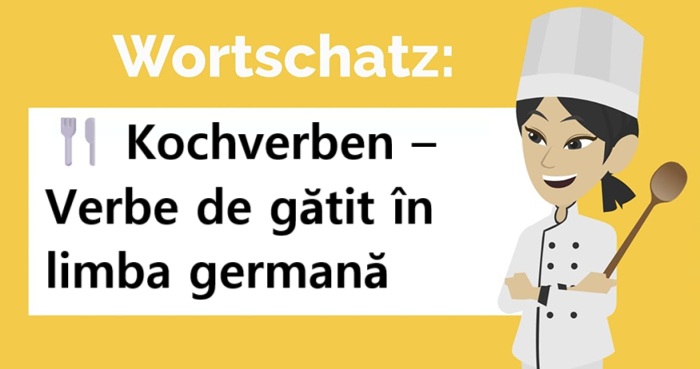 🍴 Kochverben – Verbe de gătit în limba germană